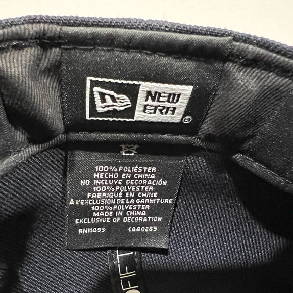 New Era, 59Fifty Fitted Hat, Dominican Republic Flag, Navy Blue & White - Picture 10 of 11